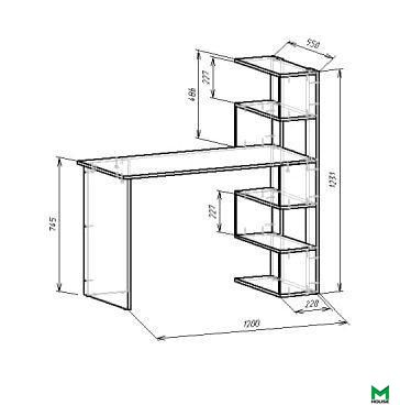 Мебельный комплект для подростка "KidSpace" 458249 фото